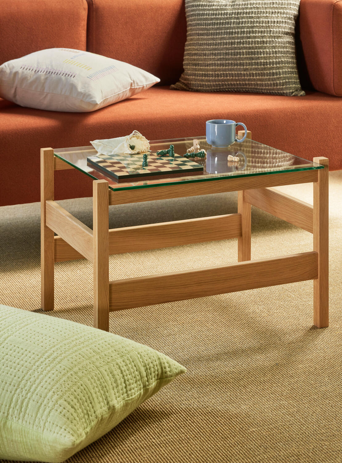 Ledge sidebord, Natur - 66x52 cm